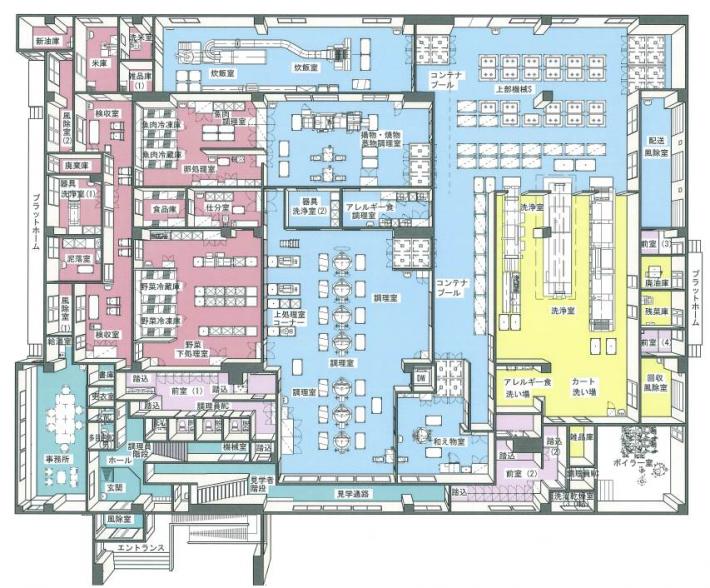 給食室図面1