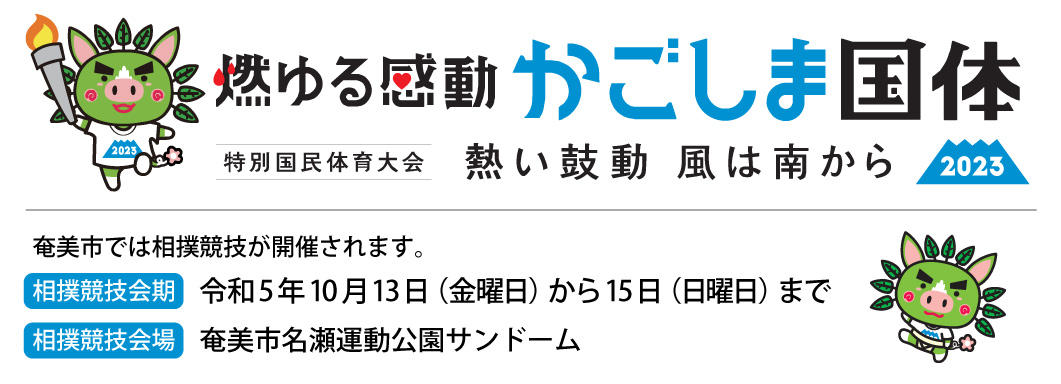 燃ゆる感動かごしま国体相撲競技