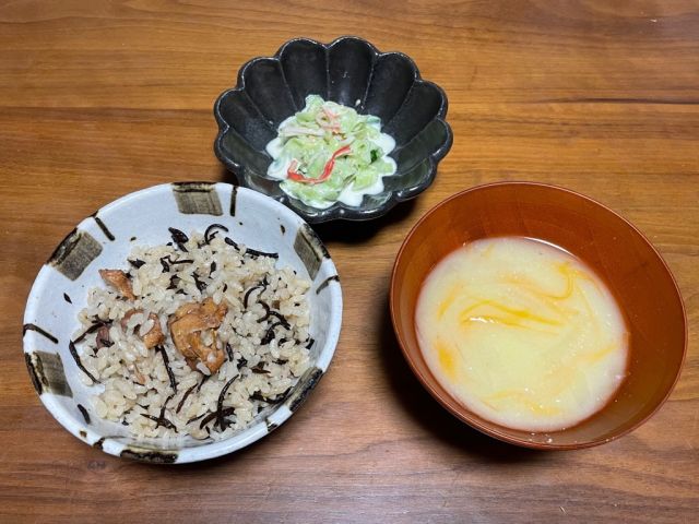 完成した料理