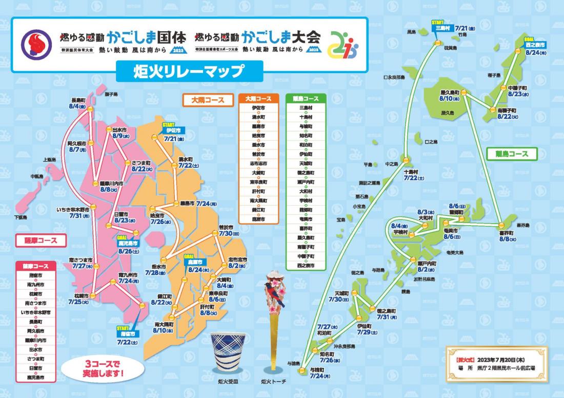 炬火リレー案内