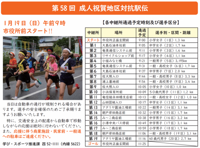 成人祝賀駅伝
