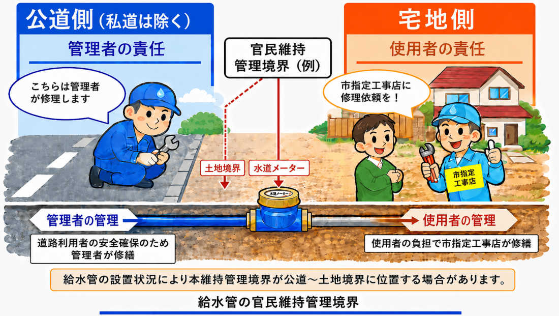 官民維持管理境界